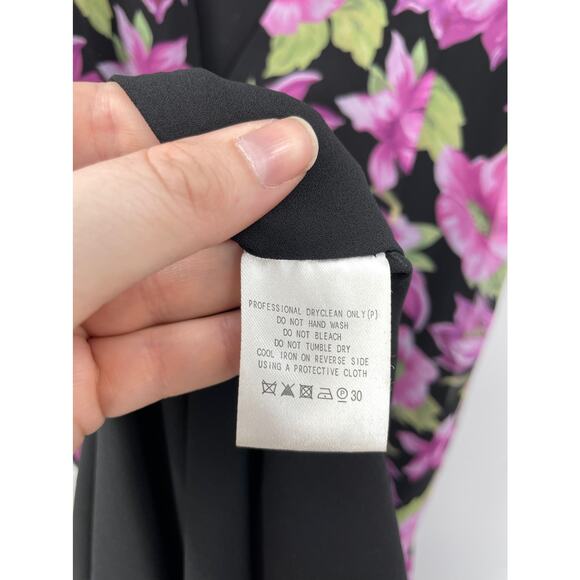 Fame and Partners Dress Womens 6 Sienne Maxi Pink Cutout Waist Floral - Picture 8 of 8